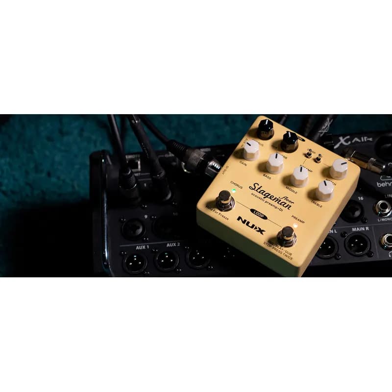 Nux Stageman Floor, Acoustic Preamp & DI
